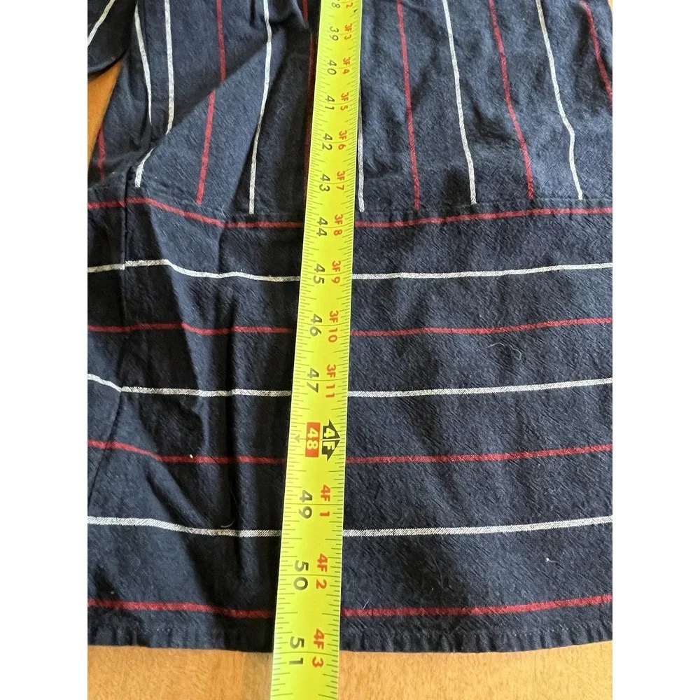 Universal Thread Jumpsuit Women's Sz M Blue White‎ Red Striped 100% Cotton